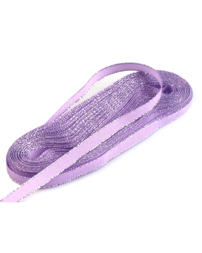 Stuha taftová šírka 6 mm s lurexom - 10 m
