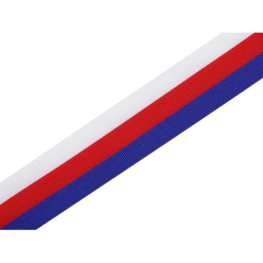 Stuha trikolora Česko, Slovensko šíře 20 mm - 10 m | Mimib