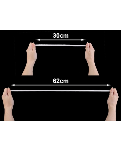 Prádlová gumička šírka 8 mm - 300 m