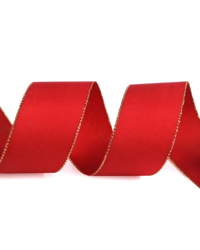 Stuha taftová s lurexem šíře 40 mm - 10 m | Mimib