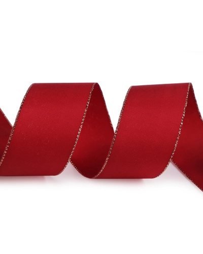 Stuha taftová s lurexem šíře 40 mm - 10 m | Mimib