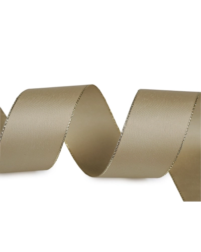 Stuha taftová s lurexem šíře 40 mm - 10 m | Mimib