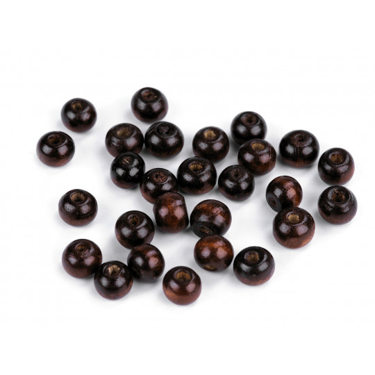 Dřevěné korálky Ø8-9 mm | Mimib