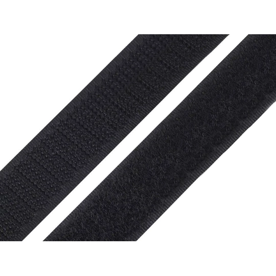 Suchý zips háčik + plyš šírka 25 mm - 1 m | Mimib