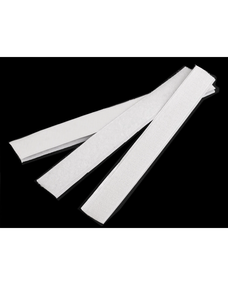 Suchý zips háčik + plyš samolepiaci strihaný šírka 20 mm - 10 pár | Mimib