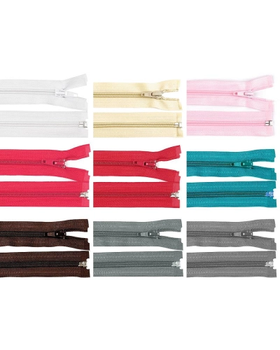 Špirálový zips No 5 dĺžka 45 cm bundový POL - 1 ks | Mimib