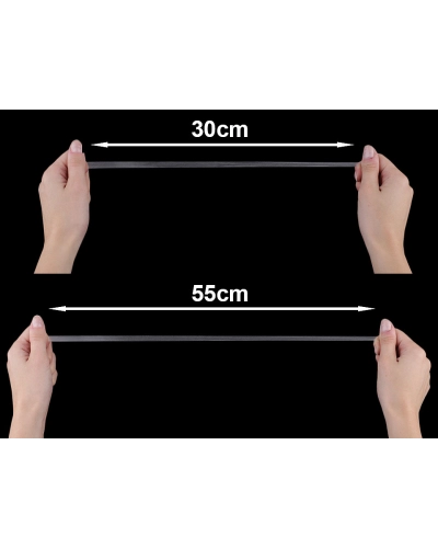 Silikónová guma / lastín šírka 5 a 6 mm jemná - 20 m