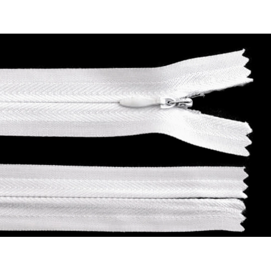 Spirálový zip skrytý No 3 délka 22 cm - 1 ks | Mimib