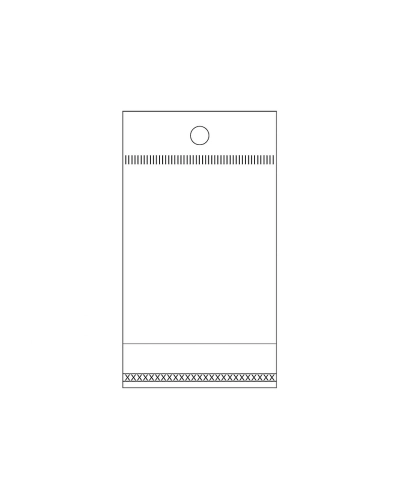PP sáček s lepicí klopou a závěsem 5x9 cm - 100 ks | Mimib