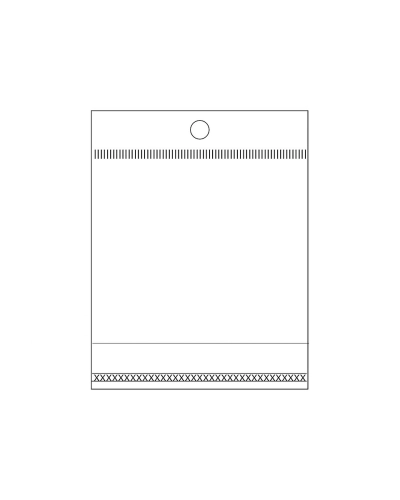 PP sáček s lepicí klopou a závěsem 7x9 cm - 40000 ks | Mimib