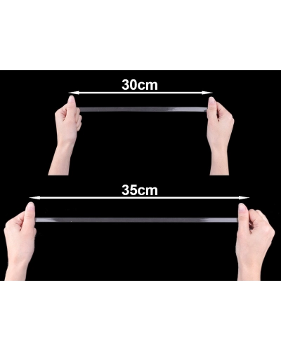 Silikonová pruženka šíře 10 mm pevná - 20 m | Mimib