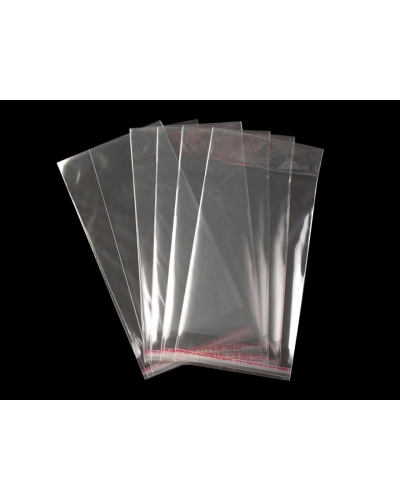 PP vrecko s lepiacou lištou 11x20 cm - 100 ks | Mimib
