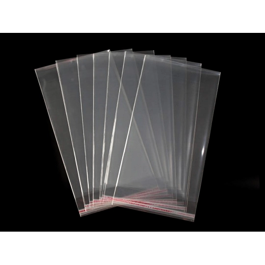 PP vrecko s lepiacou lištou 14x25 cm - 100 ks | Mimib