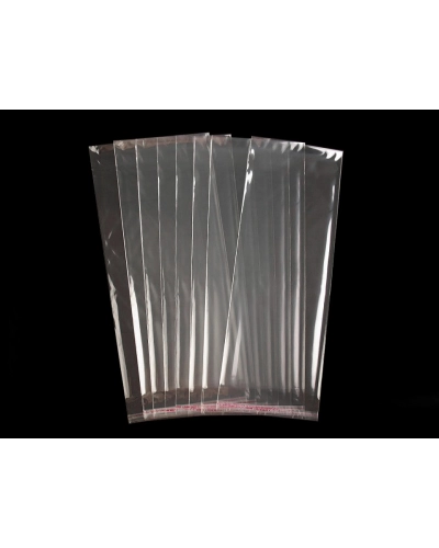 PP vrecko s lepiacou lištou 13x33 cm - 100 ks | Mimib