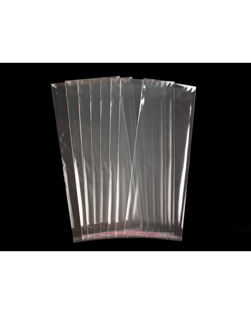 PP vrecko s lepiacou lištou 13x33 cm - 100 ks | Mimib