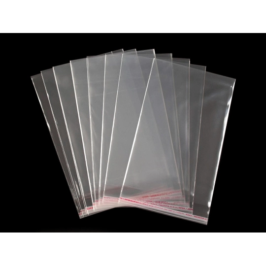 PP vrecko s lepiacou lištou 13x20 cm - 100 ks | Mimib