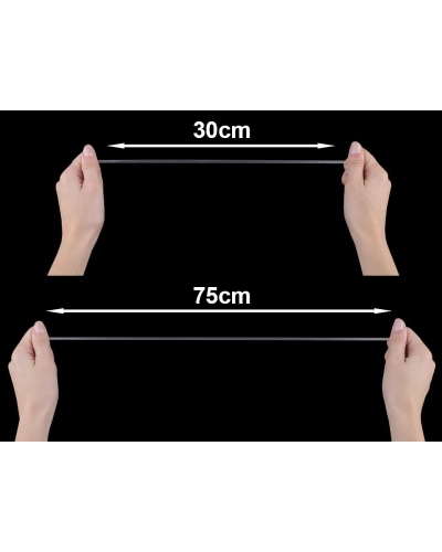 Silikónová guma / lastín šírka 4 mm jemná - 20 m | Mimib