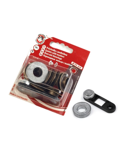 Průchodky s podložkou vnitřní Ø12 mm / vnější Ø24 mm - 1 blistr | Mimib