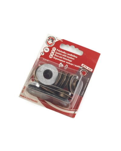 Průchodky s podložkou vnitřní Ø12 mm / vnější Ø24 mm - 1 blistr | Mimib