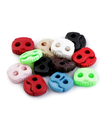 Brzdičky s dvěmi dírkami 20x20 mm - 10 ks | Mimib