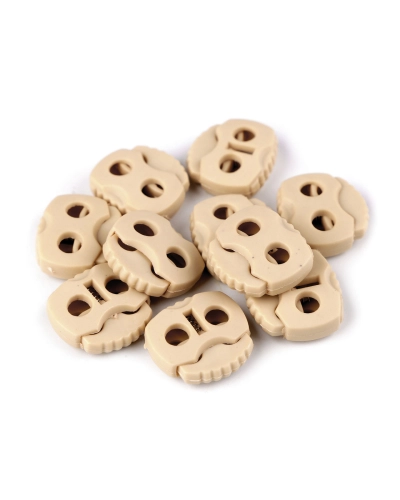 Brzdičky s dvěmi dírkami 20x20 mm - 10 ks | Mimib