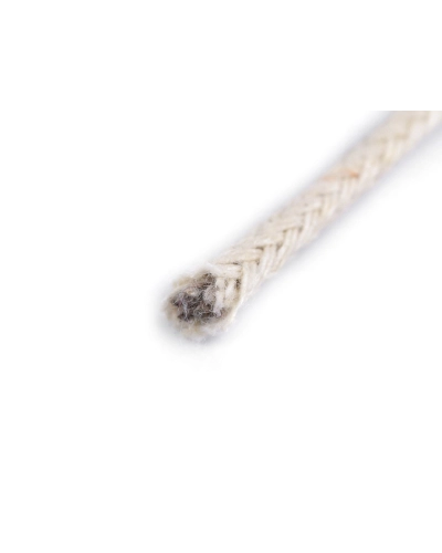Bavlněná šňůra macrame Ø3 mm splétaná - 100 m | Mimib