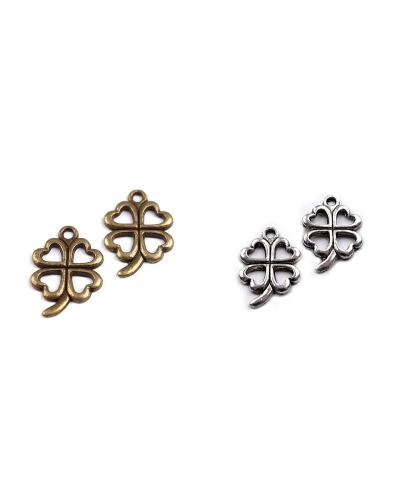 Přívěsek čtyřlístek 15x21 mm - 5 ks | Mimib