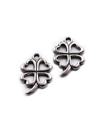 Přívěsek čtyřlístek 15x21 mm - 5 ks | Mimib