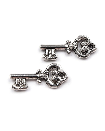 Prívesok kľúčik  9x20mm - 10 ks | Mimib