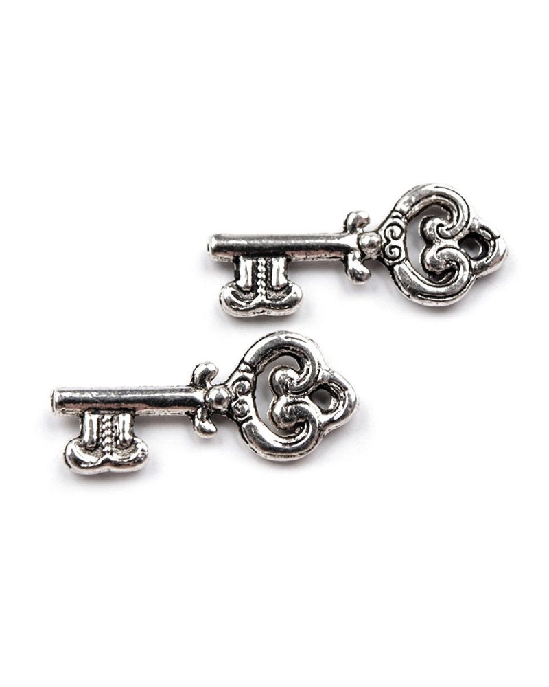 Prívesok kľúčik  9x20mm - 10 ks | Mimib