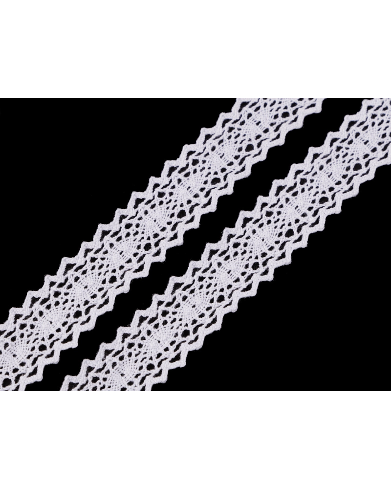 Čipka / vsádka paličkovaná šírka 23 mm - 18 m | Mimib