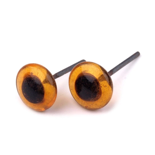 Sklenené oči na zapichnutie Ø8 mm - 10 ks | Mimib