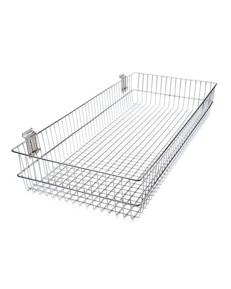Kovový košík 40x90 cm k zaveseniu na panely - 1 ks | Mimib