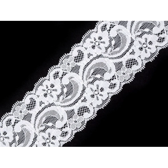 Elastická čipka  /  vsádka  šírka  55 mm - 13.5 m | Mimib