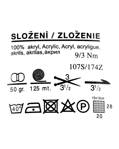 Pletací příze Klasik 50 g - 1 ks | Mimib
