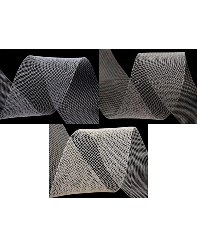 Modistická krinolína na vyztužení šatů a výrobu fascinátorů šíře 4,5 cm - 20 m | Mimib