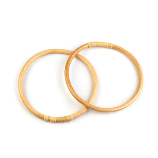 Bambusová ucha na tašky / lapač snů Ø15 cm - 1 ks | Mimib