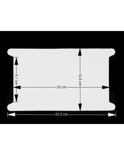Papírová karta 12,5x22,5 cm s výřezem - 50 ks | Mimib
