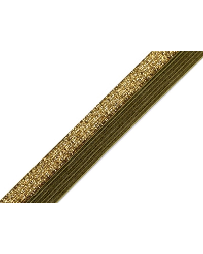 Lemovací pruženka půlená / lampas šíře 17 mm s lurexem - 25 m | Mimib