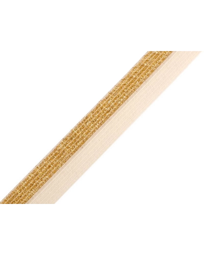 Lemovací pruženka půlená / lampas šíře 17 mm s lurexem - 25 m | Mimib