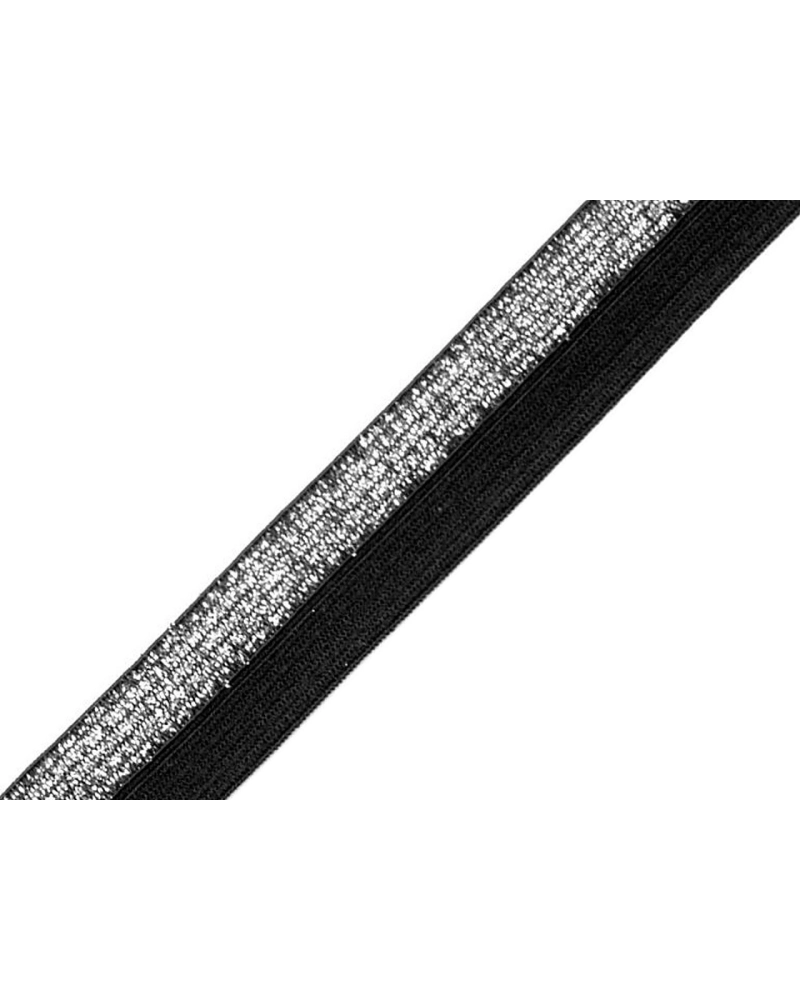 Lemovací pruženka půlená / lampas šíře 17 mm s lurexem - 25 m | Mimib