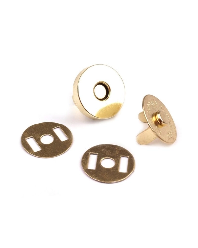 Magnetické zapínání Ø15 mm zlaté - 5 sada | Mimib