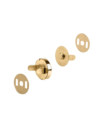 Magnetické zapínání Ø15 mm zlaté - 5 sada | Mimib