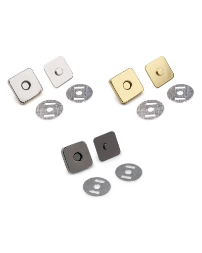 Magnetické zapínání 18x18 mm čtverec - 5 sada | Mimib