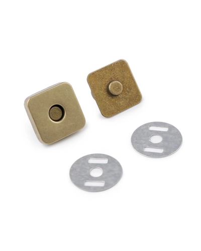 Magnetické zapínání 18x18 mm čtverec - 5 sada | Mimib