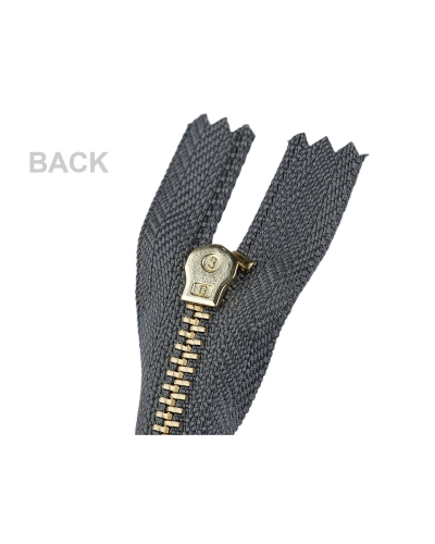 Kovový zip No 4 délka 10 cm kalhotový - 1 ks | Mimib
