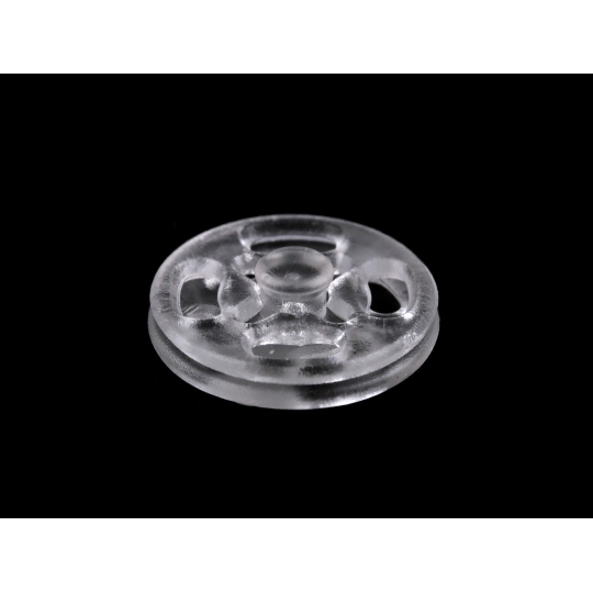 Plastové patentky / stiskací knoflíky transparentní Ø13 mm, Ø15 mm - 10 pár | Mimib