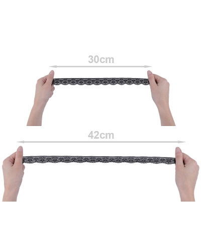Elastická čipka šírka 25 mm - 13.5 m | Mimib