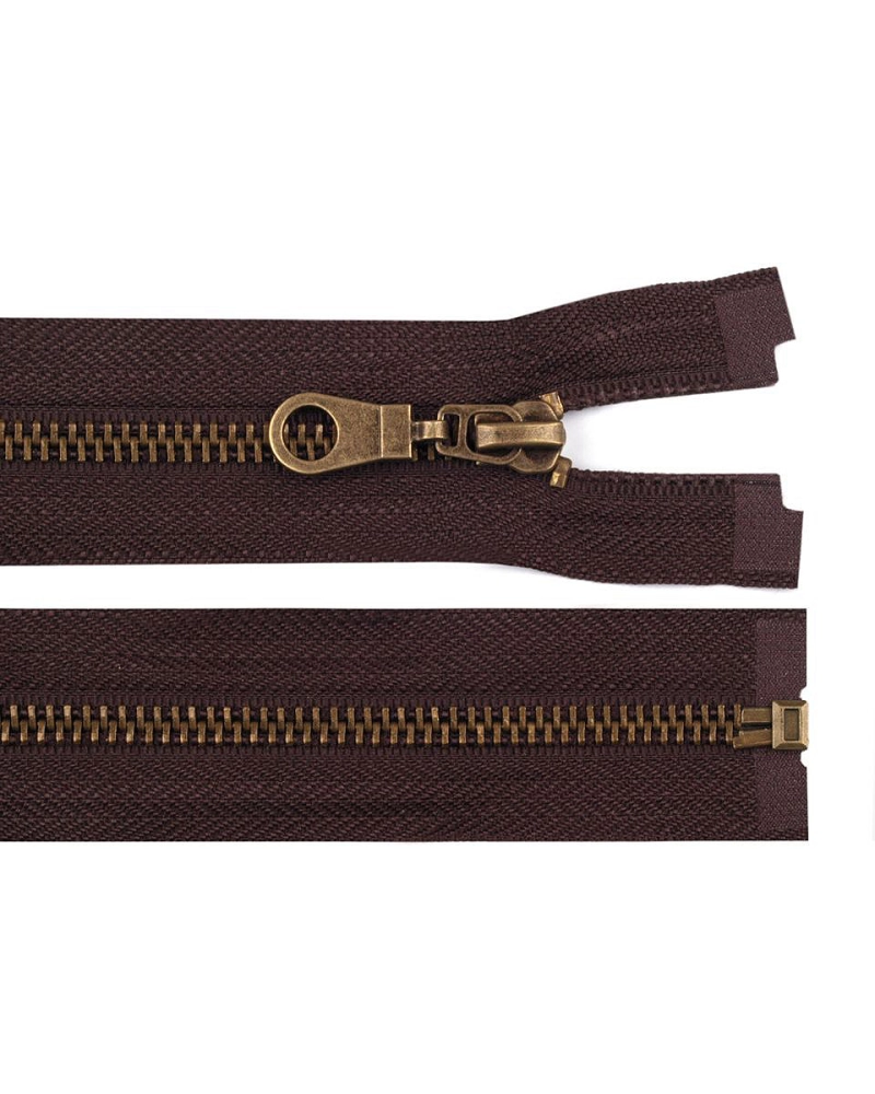 Staromosadzný zips No 5 dĺžka 65 cm bundový - 1 ks | Mimib