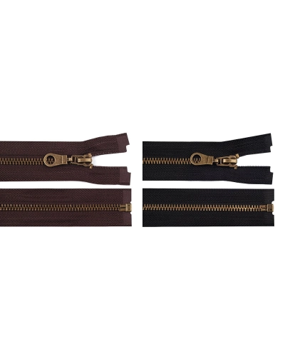Staromosadzný zips No 5 dĺžka 80 cm bundový - 1 ks | Mimib